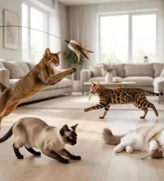 4 best playful and energetic cat breeds