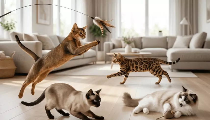 4 best playful and energetic cat breeds