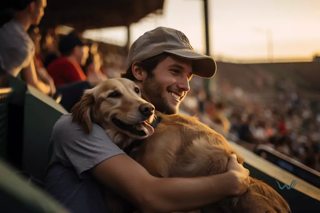 can i take my emotional support animal to a baseball game