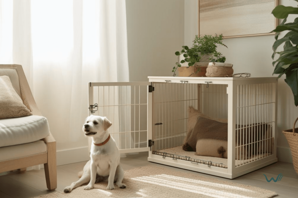 crate training for rescue dogs