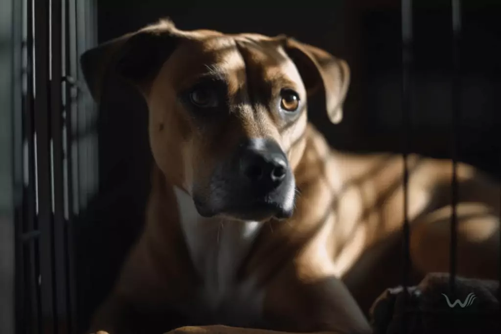 crate training for shelter dogs