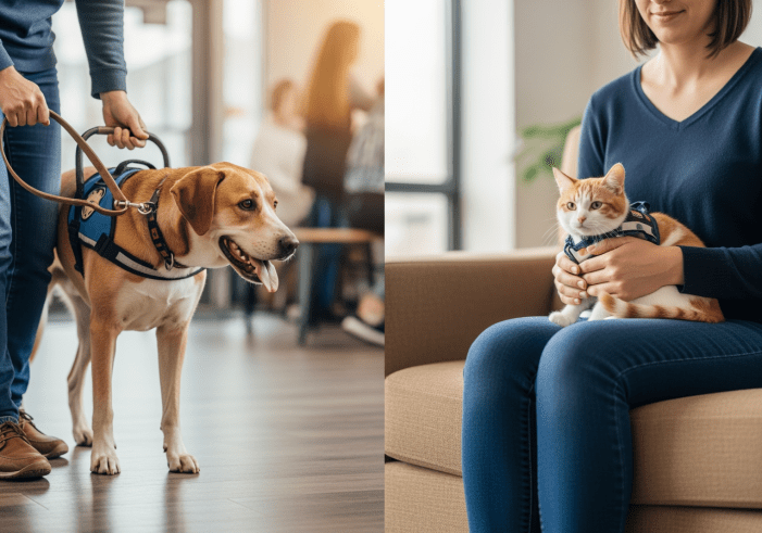 difference between esa travel letter and service animal documentation