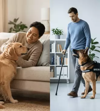 differences between an esa letter and a service dog