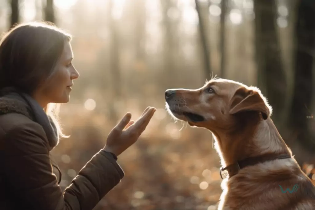 dog training with treats