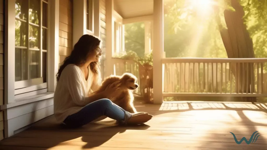 Emotional Support Animal Certification: Discover the Joy of Bonding with Your Loyal Pet on a Sunlit Porch