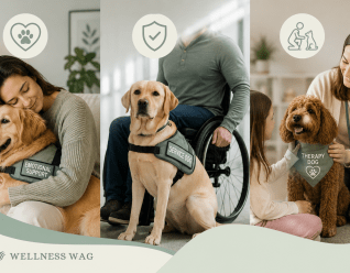 esa vs service dog vs. therapy dog what's the difference.