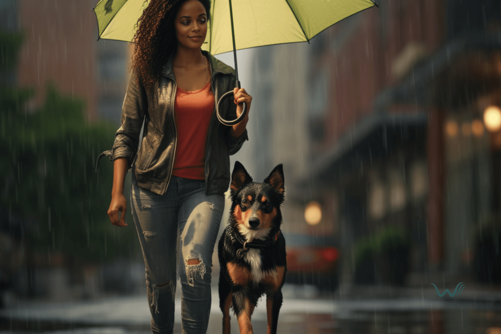 essential items for rainy day dog walking