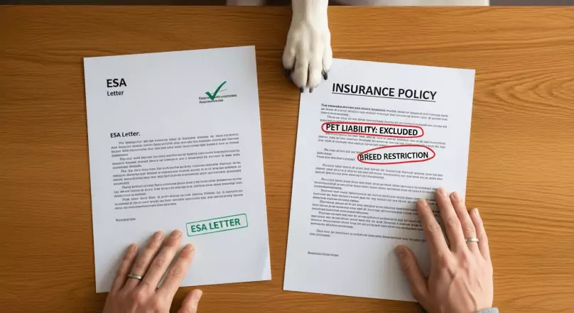 ESA letter and pet insurnce coverage