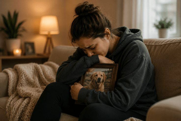 grief of losing an emotional support animal