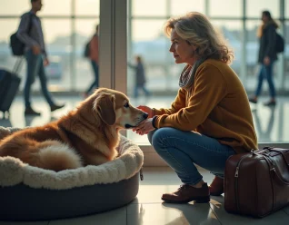how to fly with large dog in cabin essential steps for travel