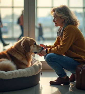 how to fly with large dog in cabin essential steps for travel