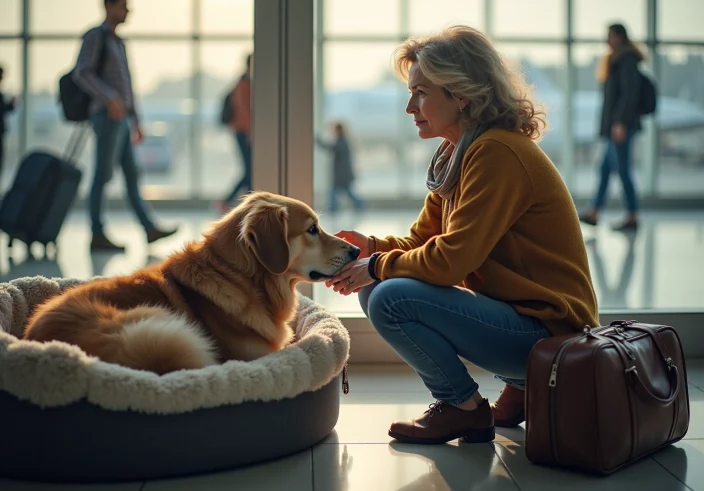 how to fly with large dog in cabin essential steps for travel
