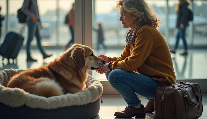 how to fly with large dog in cabin essential steps for travel