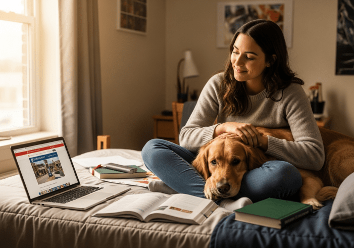 how to request esa accommodation from university.