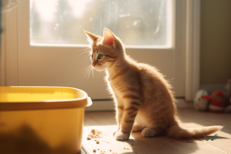 how to stop a kitten from eating litter