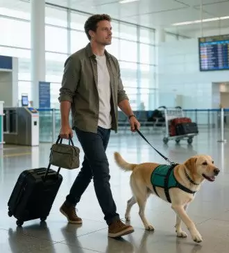 navigating airports with emotional support animals