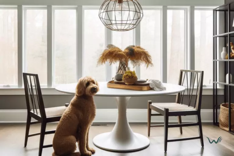 teaching pets to stay away from dining tables