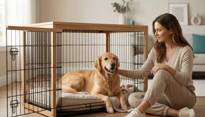 the benefits of crate training for emotional support animals