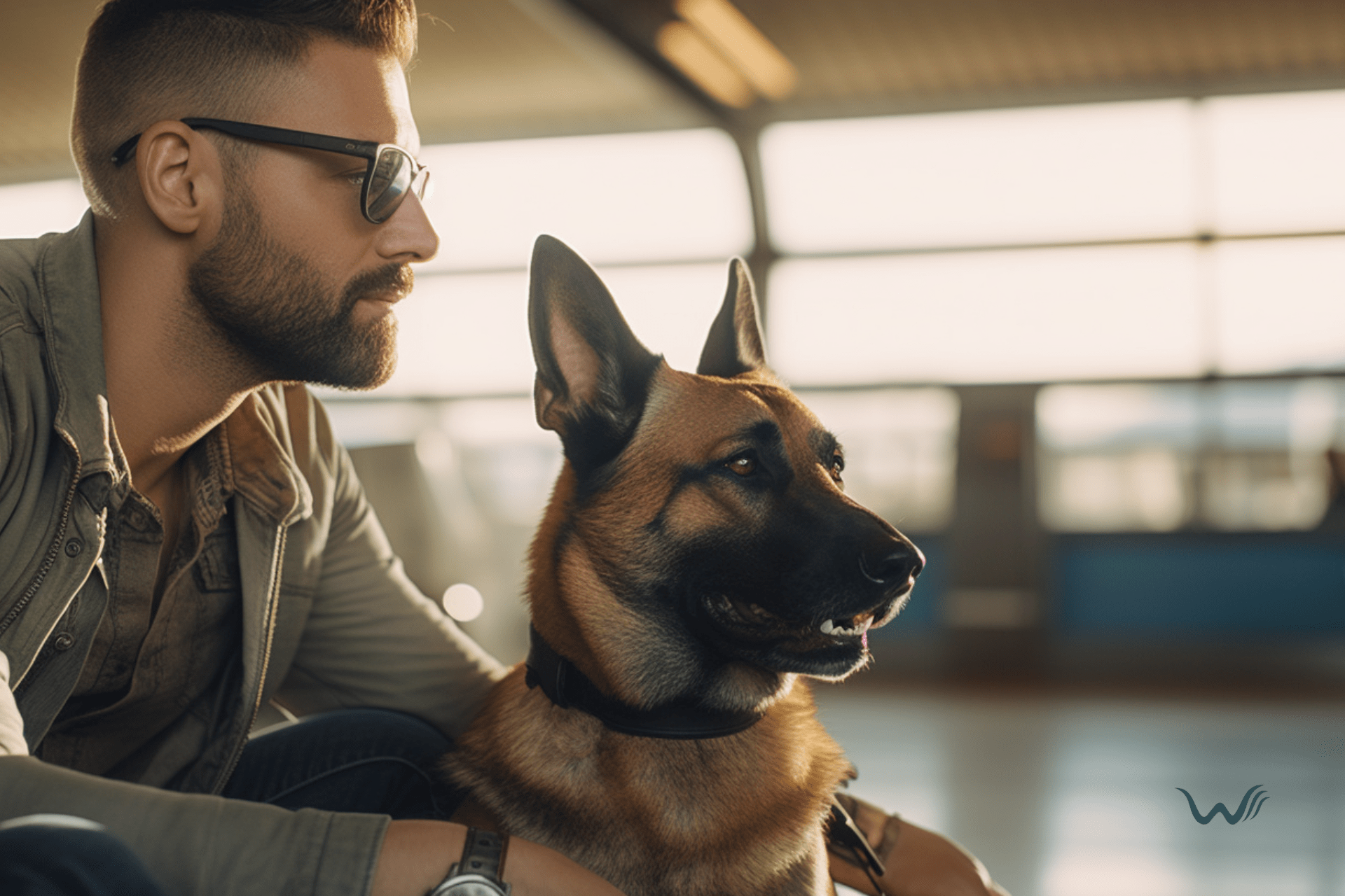 what are the requirements for traveling with a large emotional support dog