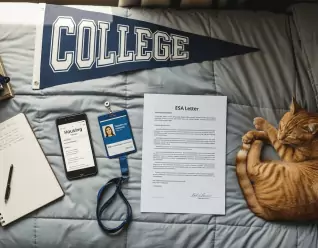 ESA letter for college student dorms